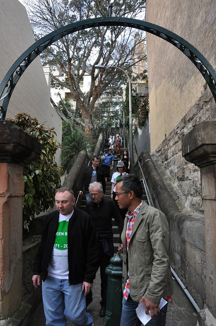 Green Bans Art Walk, Woolloomooloo, August 2011. Photo by Louise Kate Anderson